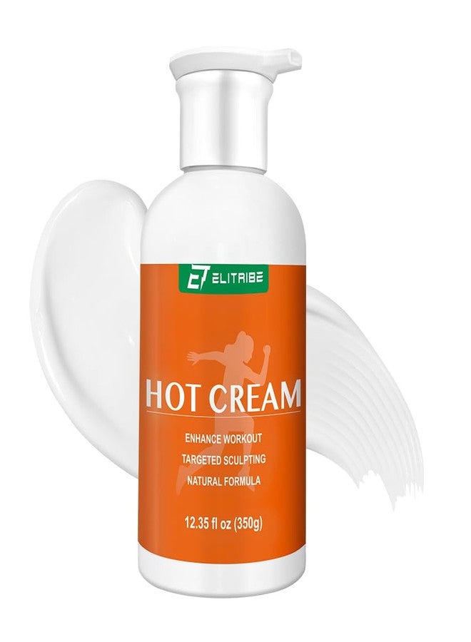 Elitribe Hot Cream Sweat Enhancer Lotion for Women and Men and Body Sculpting Cellulite Workout Ultra Moisturizing and Invigorating Body Firming Cream with Natural Oils - 12.34 Fluid Ounce - Image 1